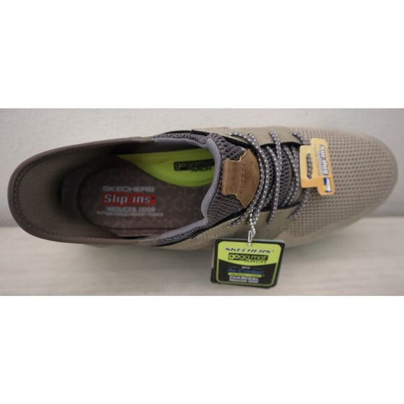 Skechers 210811 Men’s Sz 11M Taupe Slade-Ocon Relaxed Fit Slip-In Shoes - Picture 8 of 14